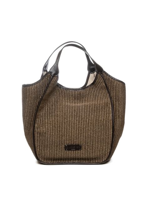 brown gioia shoulder bag DI LORENZO | GIOIARAFFIA-CASTAGNA
